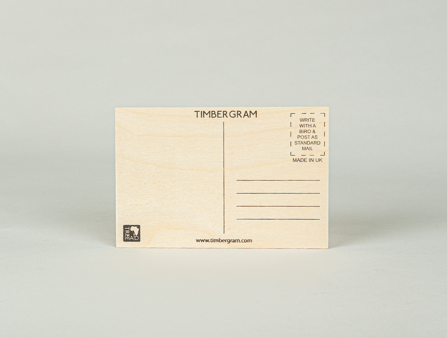 Postal de madera