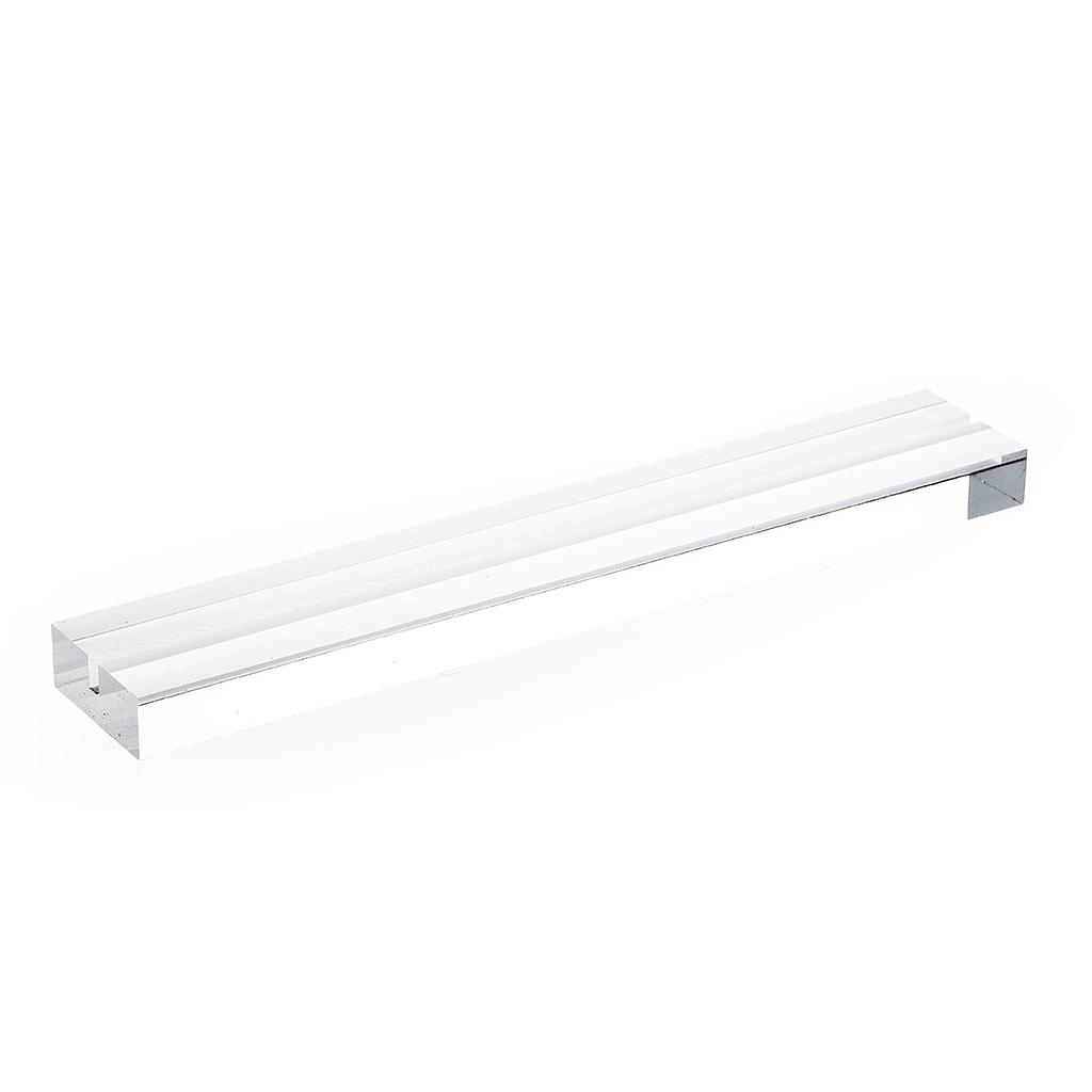 Peana de Metacrilato. Regata 5,5mm - 180mm largo