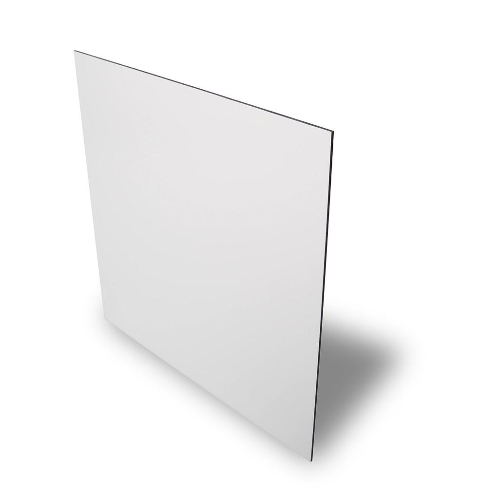 Aluminium White 2mm (200x200) to insert in wooden Frame