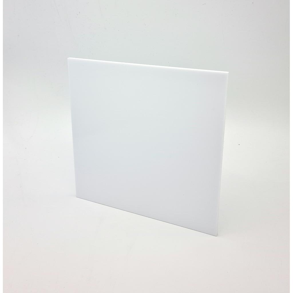 Poliestireno Blanco 5mm (200x200) para insertar en marco de madera 