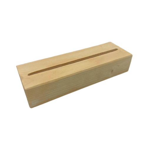 Wooden base. Base 5.5mm - 100mm long 
