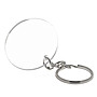 Methacrylate key-ring  rounded 50mm ø 